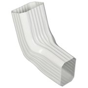 Amerimax Home Products 9.25 in. H X 3.25 in. W X 8 in. L White Vinyl A to B Gutter Elbow 37066